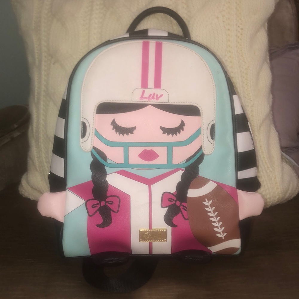 Betsey Johnson Women’s Mini  Football Backpack